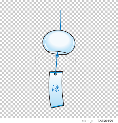 Wind bell illustration 128304591