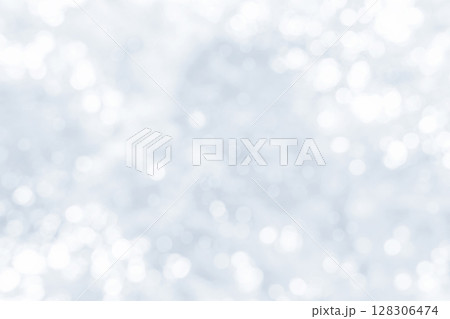 白い水玉ボケBG 128306474