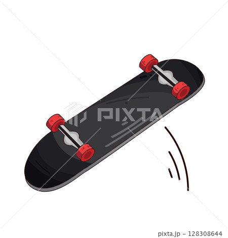 illustration of skateboard 128308644