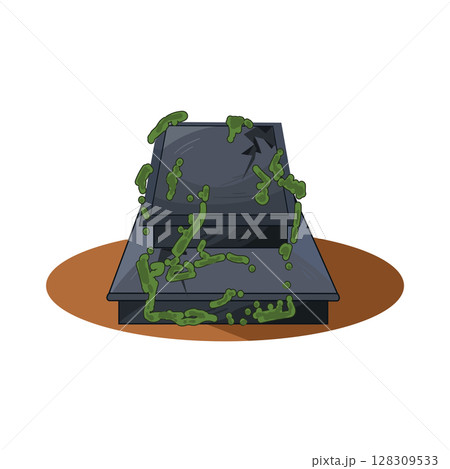 illustration of grave illustration of grave 128309533