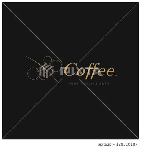 coffee bean icon vector 128310187