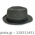 Vintage hat isolated on white background 128311451
