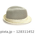 Vintage hat isolated on white background 128311452