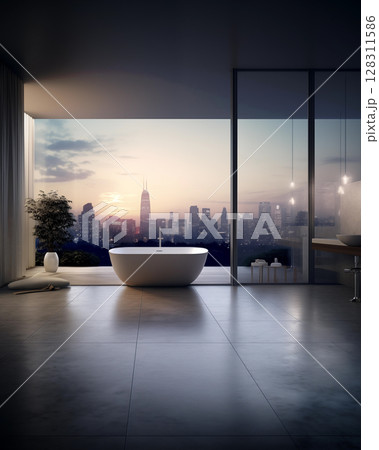 A luxurious hall 128311586