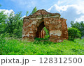 Ruins of Church of St. Peter and Paul in village of Vyshov, Mogilev region, Belarus 128312500