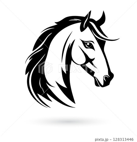Horse head 128313446