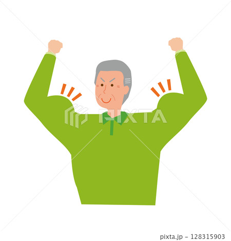 元気な高齢男性 128315903