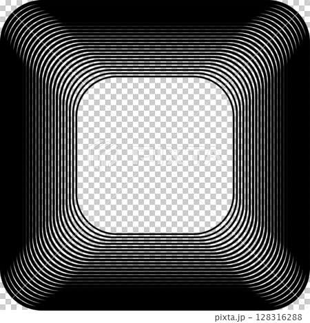 Squares rounded line gradient. Technology geometric Squares rounded line gradient. Technology geometric 128316288