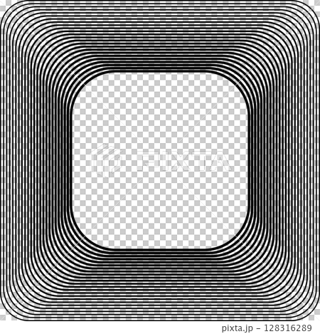 Squares rounded line gradient. Technology geometric Squares rounded line gradient. Technology geometric 128316289
