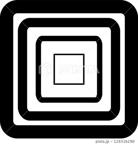 Squares rounded line gradient. Technology geometric Squares rounded line gradient. Technology geometric 128316290