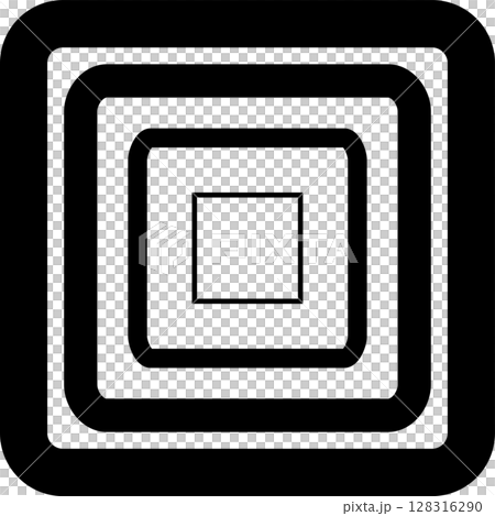 Squares rounded line gradient. Technology geometric Squares rounded line gradient. Technology geometric 128316290