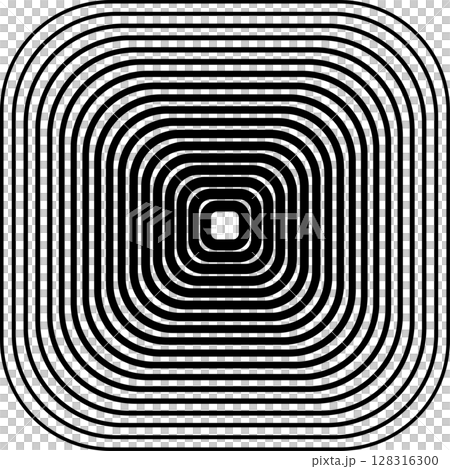 Squares rounded line gradient. Technology geometric 128316300