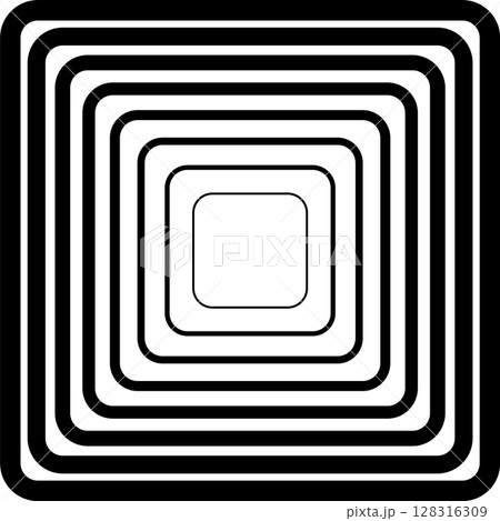 Squares rounded line gradient. Technology geometric Squares rounded line gradient. Technology geometric 128316309