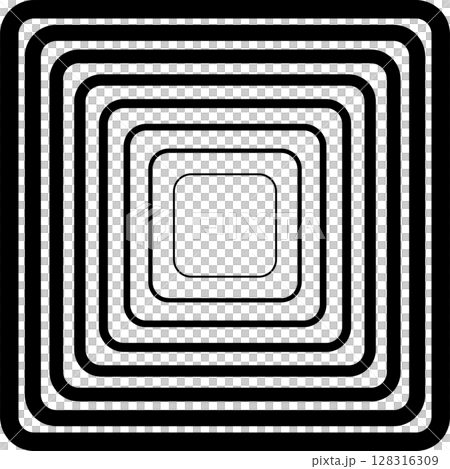 Squares rounded line gradient. Technology geometric Squares rounded line gradient. Technology geometric 128316309