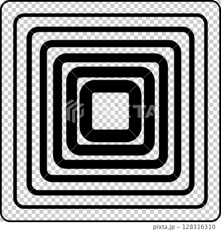 Squares rounded line gradient. Technology geometric Squares rounded line gradient. Technology geometric 128316310