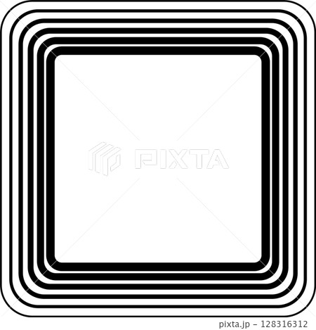 Squares rounded line gradient. Technology geometric Squares rounded line gradient. Technology geometric 128316312