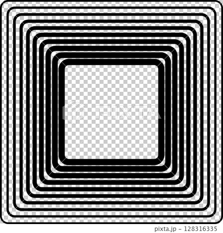 Squares rounded line gradient. Technology geometric Squares rounded line gradient. Technology geometric 128316335