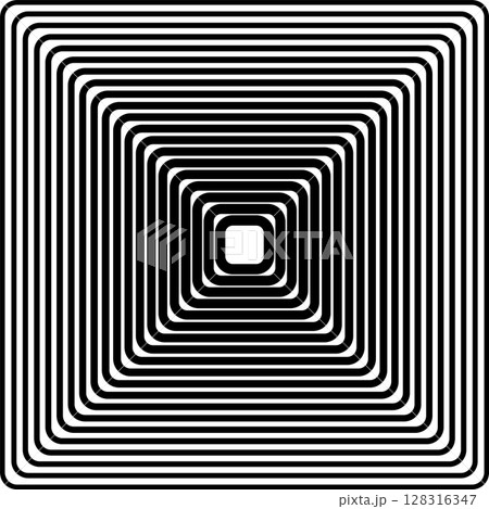 Squares rounded line gradient. Technology geometric Squares rounded line gradient. Technology geometric 128316347