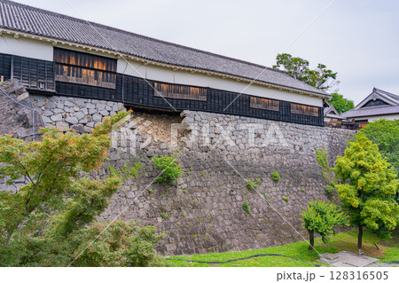 （熊本県）地震被害による修復作業が行われている熊本城 128316505