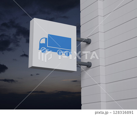 Business transportation service concept, 3D rendering Business transportation service concept, 3D rendering 128316891