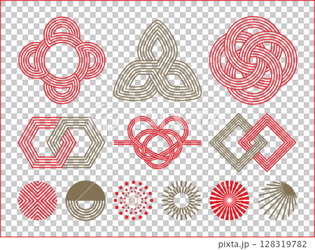 Japanese style geometric line design material and design decoration Japanese style geometric line design material and design decoration 128319782