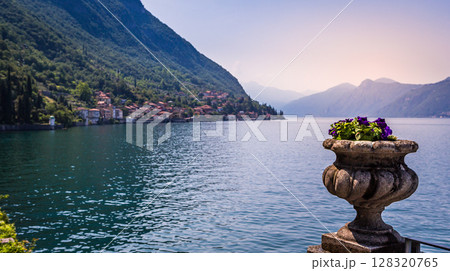 Villa Monastero, lake Como, Varenna, italy 128320765