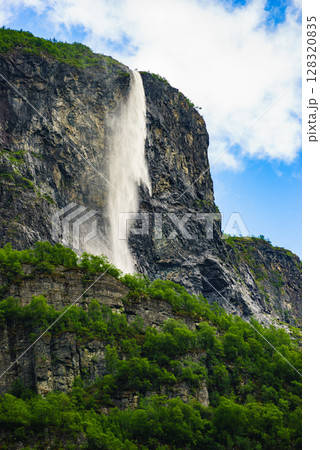 Waterfalls in mountains - Norway Waterfalls in mountains - Norway 128320835