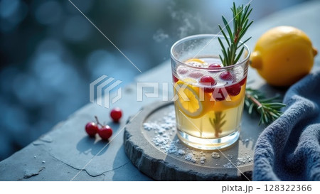 Winter Detox with Cranberries Winter Detox with Cranberries 128322366