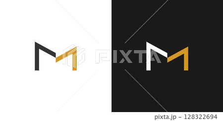 Modern and Unique M logo design 128322694