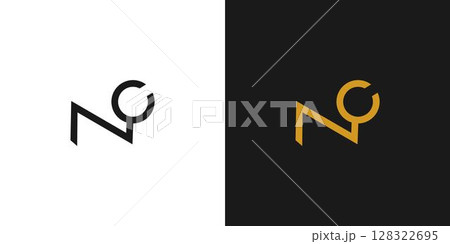Modern and Unique NO logo design 128322695