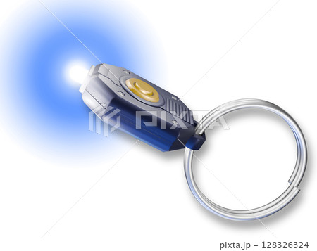 ミニライト キーライト 懐中電灯 LEDライト  Mini flash light 白バック ミニライト キーライト 懐中電灯 LEDライト  Mini flash light 白バック 128326324