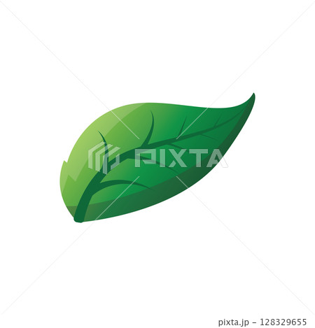 simple nature concept template illustration with minimalist green leaf logo for greening simple nature concept template illustration with minimalist green leaf logo for greening 128329655