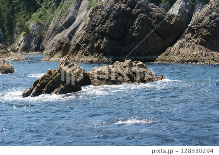 鳥取　四季の散歩　春　松島　遊覧船 128330294