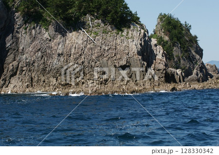 鳥取　四季の散歩　春　松島　遊覧船 128330342