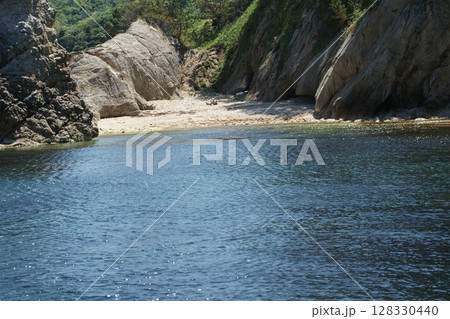 鳥取　四季の散歩　春　松島　遊覧船 128330440