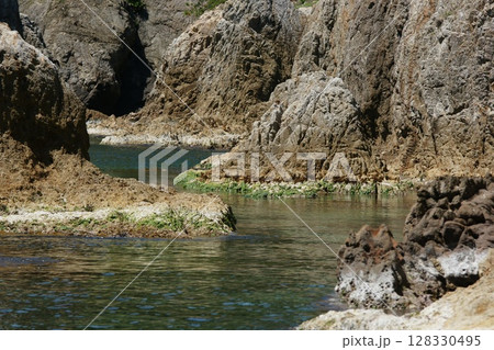 鳥取　四季の散歩　春　松島　遊覧船 128330495