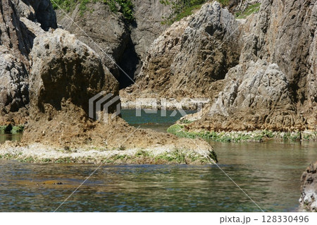 鳥取　四季の散歩　春　松島　遊覧船 128330496