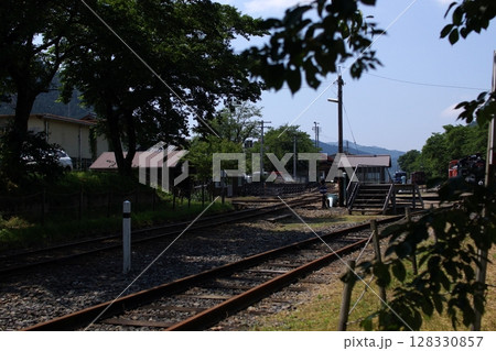 鳥取　四季の散歩　夏　若桜　鉄道 128330857