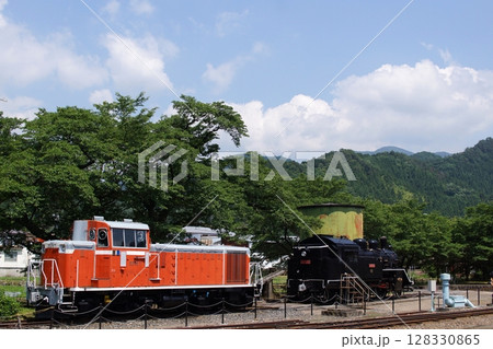 鳥取 四季の散歩 夏 若桜 鉄道 鳥取 四季の散歩 夏 若桜 鉄道 128330865