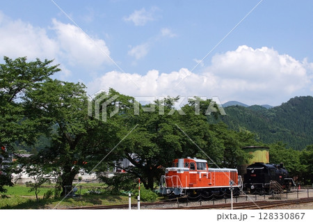 鳥取 四季の散歩 夏 若桜 鉄道 鳥取 四季の散歩 夏 若桜 鉄道 128330867