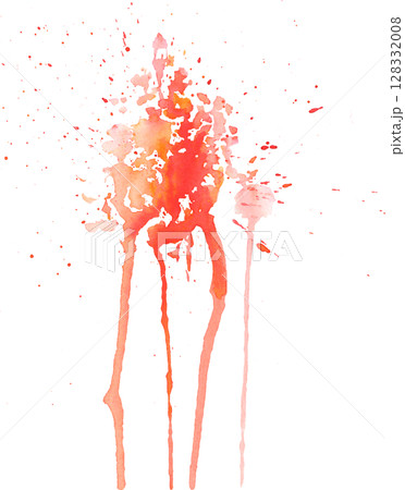 Watercolor stain peach, pink handmade. Pastel background. Watercolor stain peach, pink handmade. Pastel background. 128332008