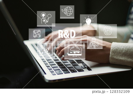 研究開発のイメージ素材 128332109