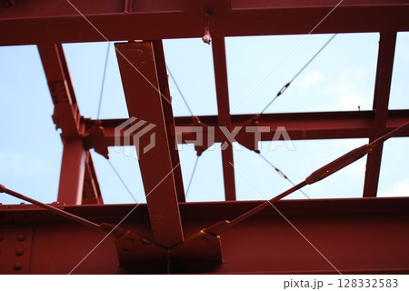 鉄骨 鉄骨 128332583