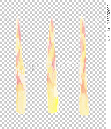 京都傳統蔬菜「京都蔬菜」的水彩畫 京都傳統蔬菜「京都蔬菜」的水彩畫 128332660