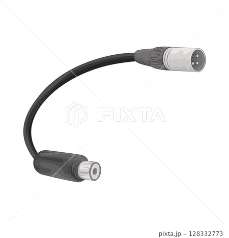 Illustration of Jack connector 128332773