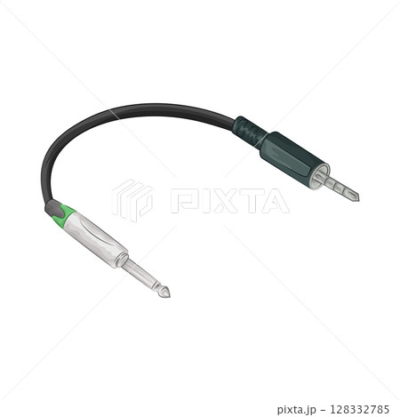 Illustration of Jack connector 128332785