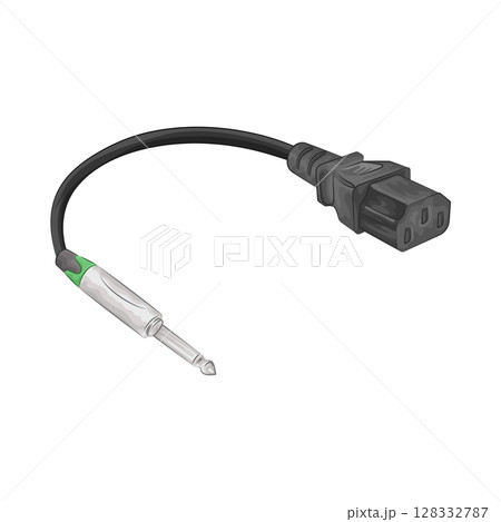 Illustration of Jack connector 128332787
