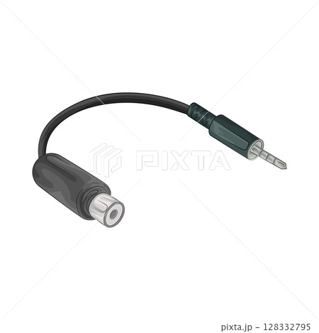 Illustration of Jack connector 128332795