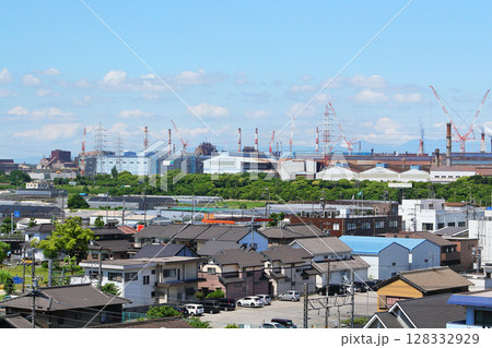 愛知県東海市街並み 128332929