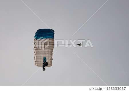 （さいたま・桶川飛行場）大空を飛ぶスカイダイバー 128333087